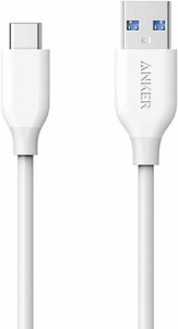 ホワイト 0.9m Anker USB Type C ケーブル PowerLine USB-C & USB-A 3.0 ケーブル 