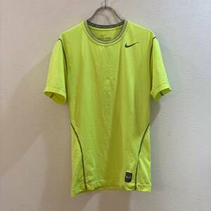 NIKE/ナイキ 半袖スポーツウェア DRI-FIT 蛍光イエロー メンズ M