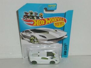 ◇HotWheels 右下39 LAMBORGHINI SESTO ELEMENTO 白