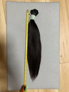 髪束 髪の毛 人毛　20代　49cm 110g ヘアドネーション