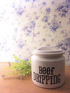 アンティーク★蓋つきBeefポット★DRiPPinG★陶器ボトル