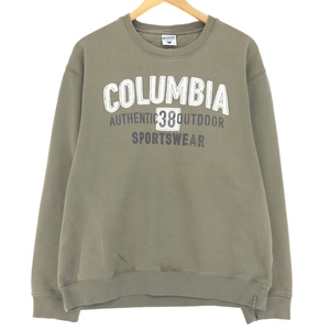 古着 00年代 コロンビア Columbia ワンポイントロゴスウェットシャツ トレーナー メンズL /eaa411359 ss2501_30