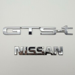 スカイライン GTS-t トランクエンブレム 純正 R32 HCR32 日産 NISSAN
