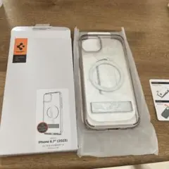 未使用に近いSpigen iPhone 15 Pro Max ケース クリア