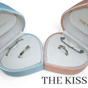THE KISS リング　シルバー　ステンレス鋼ネックレス　セット販売