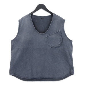 美品 Porter Classic ポータークラシック プルオーバーベスト PC-019-2631 VINTAGE TRAVELER PULLOVER VEST ブラック 黒 2 20019286