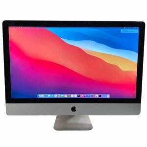 Apple iMac A1419 27インチ/macOS BigSur11.7.10/Retina5K/Late2014/Corei7 4Ghz/メモリ32GB/HDD500GB