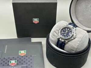 【動作確認済み】 TAG HEUER タグホイヤー　WH1215-K1　プロフェッショナル　6000シリーズ　ボーイズ　ネイビー文字盤　クォーツ　箱付き