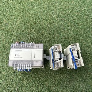 4Y017 三菱電機　PLC FX0N-24MR FX0N-8EX x2個　動作保証　インボイス対応