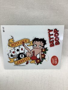 ベティーステッカー（ＬＵＣＫ）　BT-17 シール　アメリカン雑貨,アメリカ雑貨,ベティ,ベティブープ,ベティちゃん,ベティーちゃん