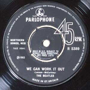 We Can Work It Out UK Orig Mono 7