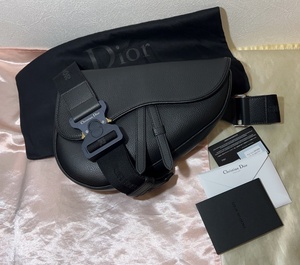 ディオール DIOR SADDLE バッグ サドルバッグ メンズ ボディバッグ グレインドカーフスキン アリクス ショルダーバッグ 06-B0-0149