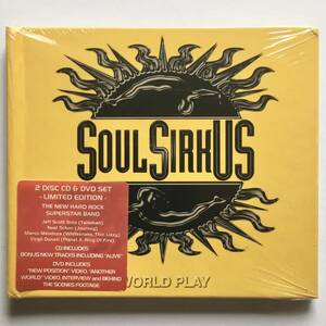 【新品CD+DVD】SOUL SIRKUS「WORLD PLAY」ITALY ORIGINAL FRONTIERS FR CD239−E LIMITED EDITION 2DISC CD+DVD SETシールド未開封SEALED!!