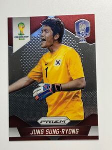 2014paniniブラジルワールドカップ　鄭成龍(チョンソンリョン )サッカー韓国代表　