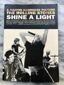 ローリング・ストーンズ Rolling Stones / SHINE A LIGHT / マーティン・スコセッシ 映画パンフレット Martin Scorsese / 2008年