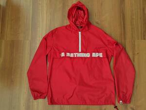  A BATHING APE　ア ベイシング エイプ パーカージャケット　ポリエステル ＸLサイズ