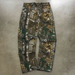 メキシコ製 33×32 WRANGLER REAL TREE CAMO PANTS ラングラー リアルツリーカモ パンツ ワークパンツ【Vintage】【古着】