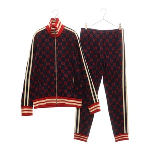 GUCCI グッチ 18SS GG JACQUARD JACKET/PANTS SET-UP ジャガードトラックジャケット/トラックパンツ GG柄 496919-X9L13/496920-X9L13