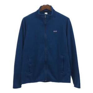 patagonia パタゴニア ベターセーター フリースジャケット アウトドア ワンポイント ブルー (メンズ L) 中古 古着 Q4512