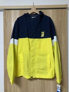 未使用 デッドストック ノーティカ NAUTICA ナイロンジャケット nylonjacket XL ウインドブレーカー イエロー ネイビー ホワイト レイン