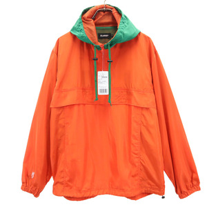 エクストララージ アンワーキャロッツ コラボ ハーフジップ アノラックパーカー M XLARGE ×ANWAR CARROTS XCARROTS3 2TONE ANORAK メンズ