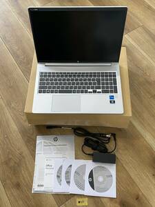 ●66【通電OK】HP ProBook 450 G9 Core i5-1235U HP 15.6インチ 45Wスマート ACアダプター 各種取扱説明書 各種DVD ノートパソコン