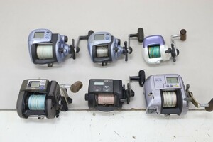 SHIMANO/Daiwa/RYOBI Super小船 C1000/ALERT 棚 SS 700 CCS SB-02 他 船用リール 6点まとめて 釣り具（A4018）