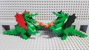 レゴ お城シリーズ ドラゴン グリーンドラゴン 龍 翼 キャッスル キングダム フィグ 正規品 LEGO 大量出品中 同梱可能