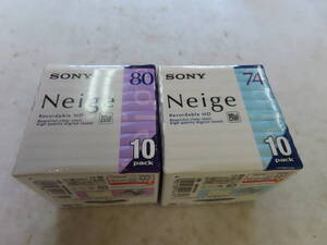 ★　SONY MD×20枚　（ Neige 80×10/74×10）　未使用　③　