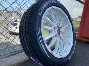 車検対応 ハイエース 200系 18インチ タイヤホイール BD12!! TOYO H30 225/50R18 4本セット 1台分