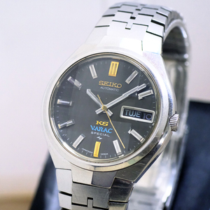 キングセイコー バナック VANAC スペシャル KS SP 5246-6040 グレー文字盤 ガラス新品 KING SEIKO VANAC SPECIAL KS SP GLAY 純正ベルト