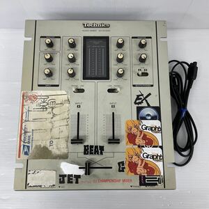 Technics オーディオミキサー SH-EX1200 DJミキサー　テクニクス　MIXER 通電確認　現状品　シール跡有り