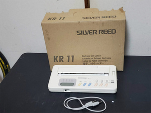 [1997-2]ジャンク SILVER REED シルバーリード 電子ニットレーダー KR11 編み機 パーツ ハンドクラフト 現状 KR-11