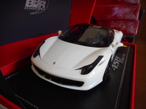 ★★1/18 BBR フェラーリ 458 イタリア クーペ ビアンコ Ferrari 458 Italia White 4.5V8 2009★★ 