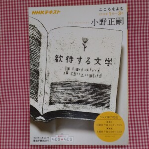 【送料無料】小野正嗣 NHKテキスト こころをよむ 歓待する文学 2019年1月～3月