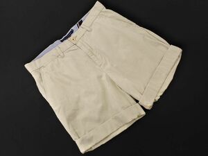 TOMMY HILFIGER トミーヒルフィガー ハーフ パンツ size34/アイボリー ■◆ ☆ egc2 メンズ