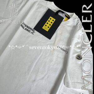 新入荷 本物 新品 43754235 MONCLER モンクレール/GENIUS 7 FRGMT HIROSHI FUJIWARA サイズL/大人気 サークルロゴTシャツ カットソー