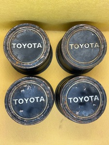 ☆中古 TOYOTA トヨタ 純正 ホイールセンターキャップ 旧車ホイール 稀少 4個セット