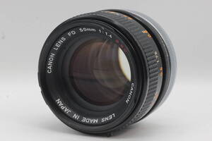 ★良品★ Canon キャノン FD 50mm F1.4 S.S.C. #2450