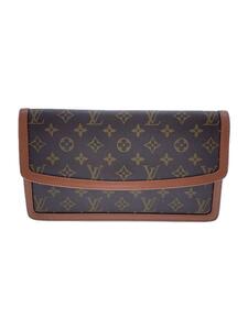 LOUIS VUITTON◆ポシェット・ダムGM_モノグラム・キャンバス_BRW/PVC/BRW