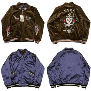 未使用品 M TAILOR東洋 テーラー東洋 TT10842 SOUVENIR JACKET USMC OKINAWA 別珍 スカジャン リバーシブル スーベニアジャケット 2004