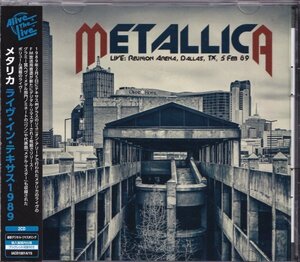 即決(F2411)【メタリカ / ライヴ・イン・テキサス1989　Live: Reunion Arena, Dallas, TX, 5 Feb 89 2枚組CD】帯付/美品