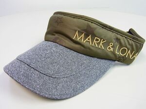 正規品★MARK&LONA マーク&ロナ★Cosmikull Pudding Visor スタースカルサンバイザー【ML-16W-YP31】カーキ深緑【本物保証】カタログ掲載