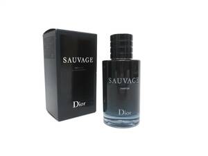 【6-85】Dior SAUVAGE PARFUM VAPORISATEUR SPRAY クリスチャン ディオール ソヴァージュ パルファン 100ml 香水 