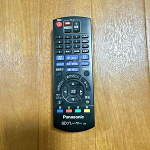 【動作確認済み】BDプレーヤーリモコン Panasonic IR6 N2QAYB001037 パナソニック