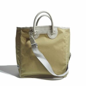 M4035R11　▼YOUNG&OLSEN ヤングオルセン×OUTDOOR PRODUCTS▼　新品同様 22SS 別売りショルダー付き CARRYALL TOTE(L) バッグ ベージュ L