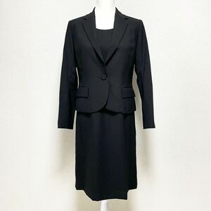 美品　ブラックフォーマル　スーツ　喪服　黒　テーラードジャケット　ワンピース　セットアップ　サイズ ４０　Ｌ　ザスーツカンパニー