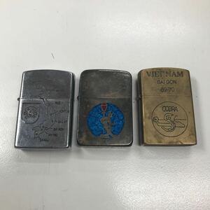 ZIPPO ジッポー 3点セット 中古現状品