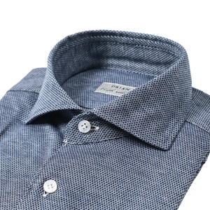 新着 新品 2024年 春夏新作 オリアン ORIAN Slim Fit ジャージー ナチュラルストレッチ ドレスシャツ ホリゾンタル 長袖 織柄 403557-42