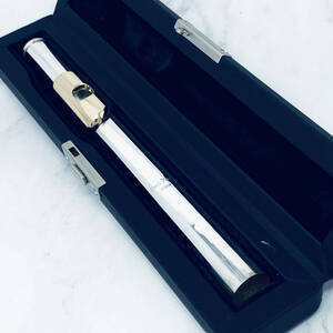 409) 即決価格 Pearl Flute パール フルート PHN-1 頭部管 リッププレート・ライザー18金 18K ゴールド Headjoint